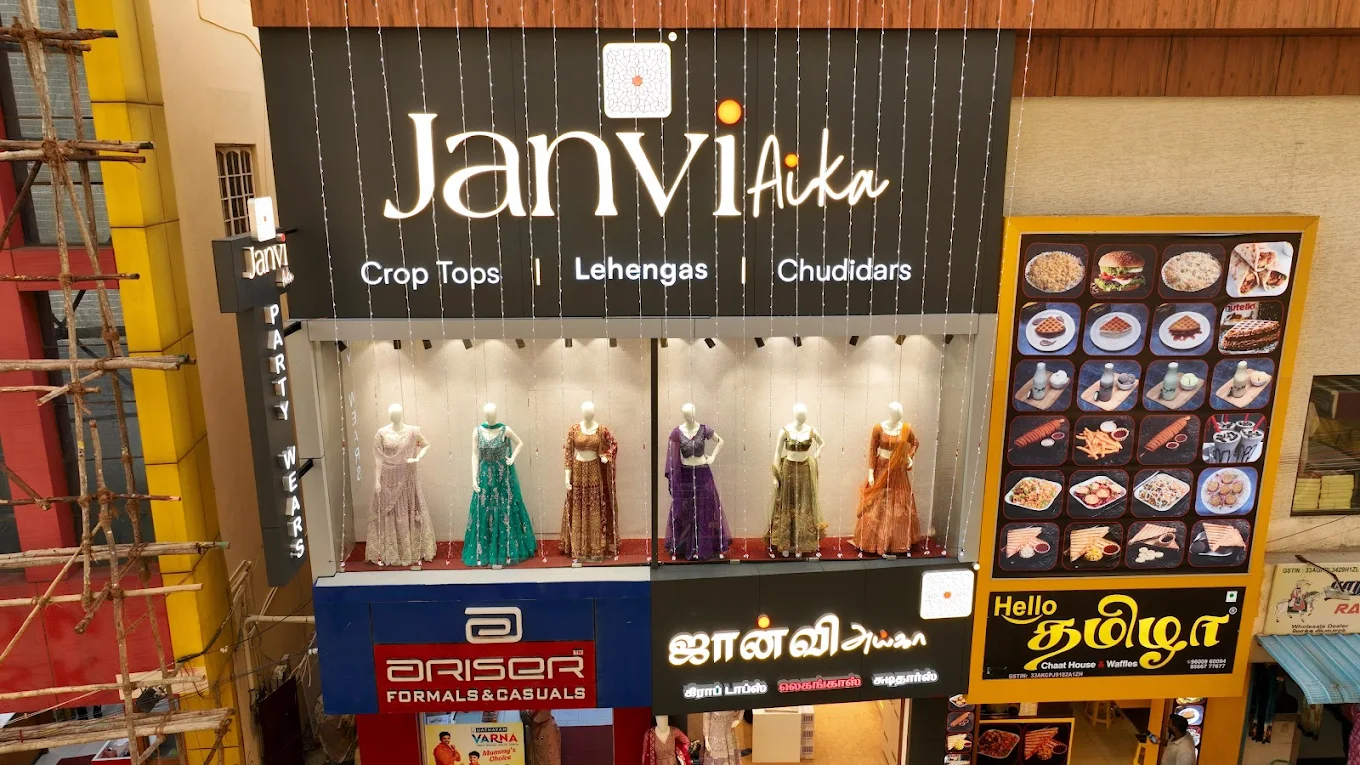 Janvi Aika Traditional Party Wears banner 1